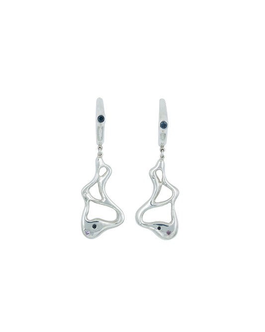 Orecchini Fluidi argento II