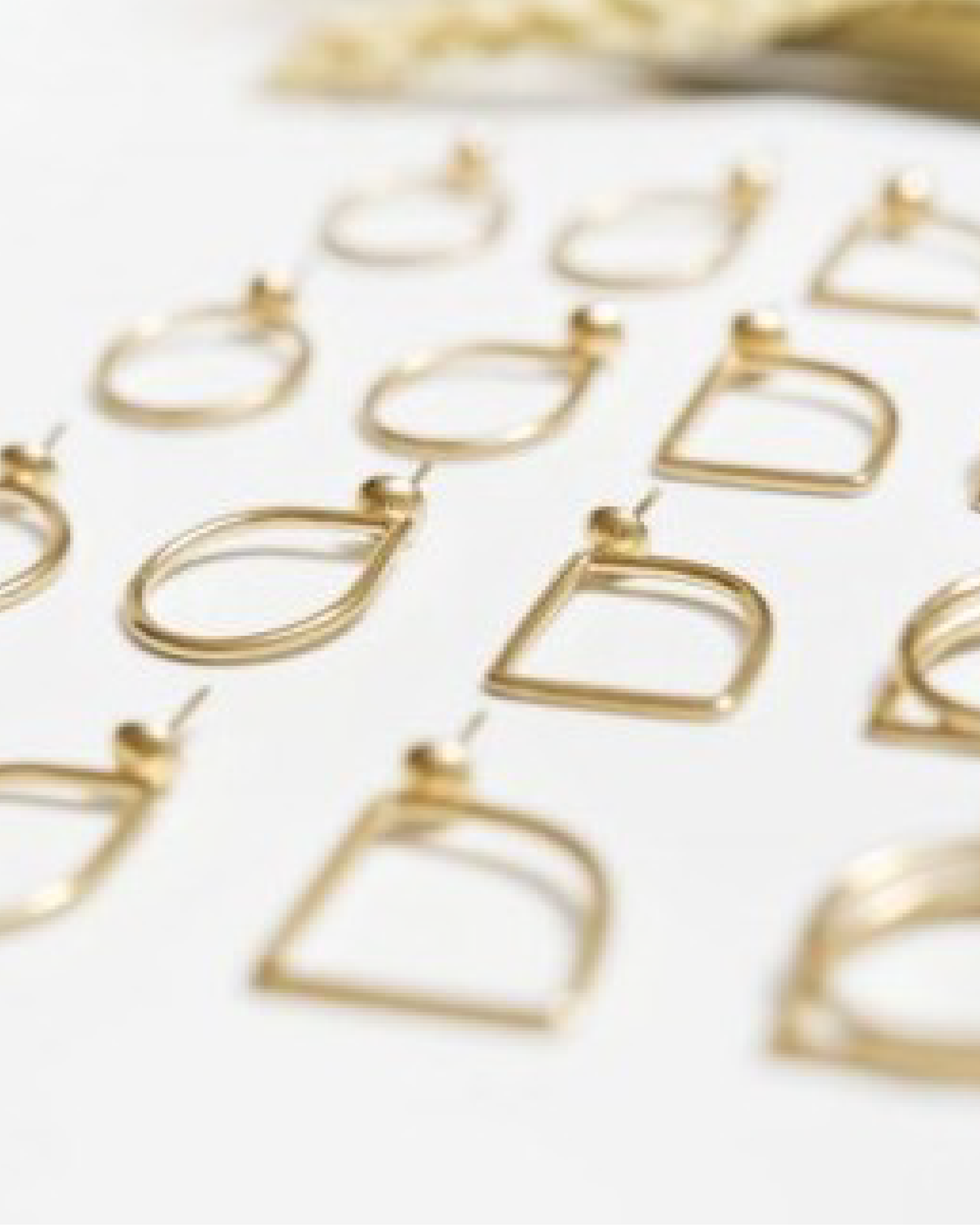 Anello Geometria doppio Bronzo