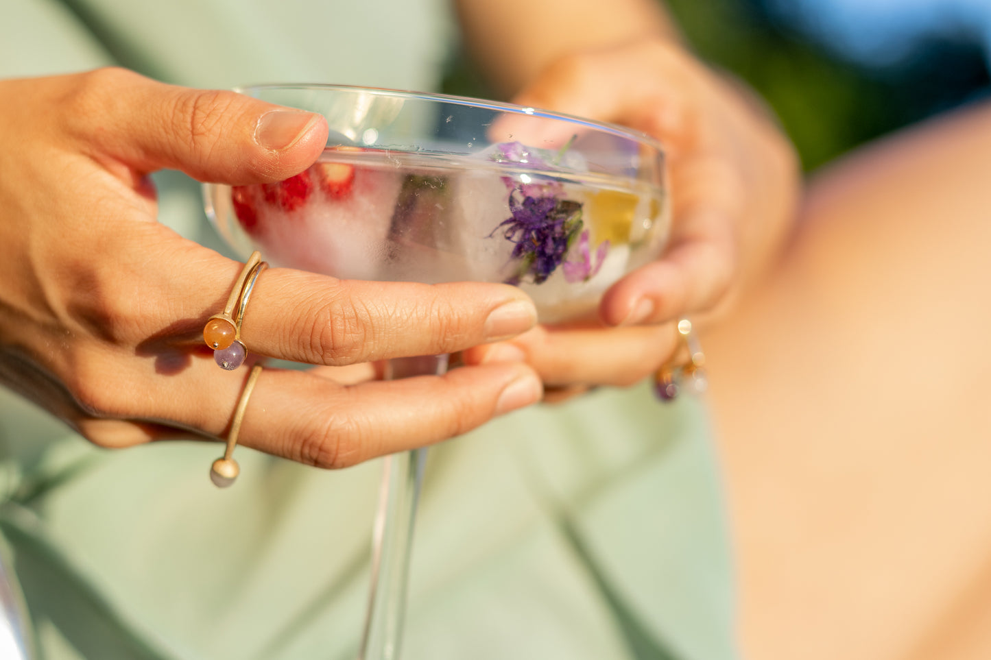Anello Geometria singolo Bronzo