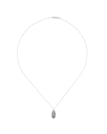 Moth and fuchsia pendant