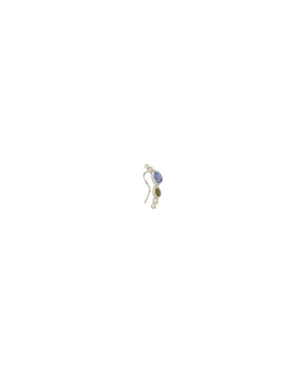 Orecchini Climber Tazanite e Tormalina