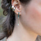 Bold ear cuff earrings