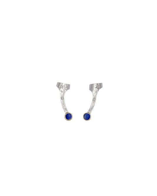 Star shield earrings