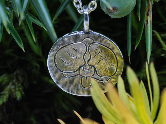 Pendant with Orchid