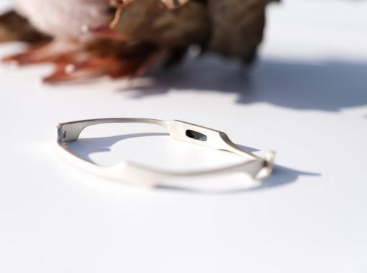 Silver bracelet with tourmaline 