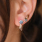 Engraved Climber Boulder earrings